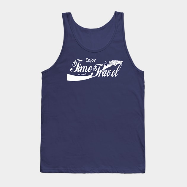 Enjoy Time Travel Tank Top by scribblejuice